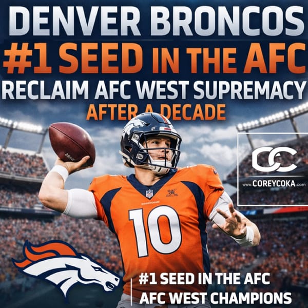 Denver Broncos Clinch #1 Seed in the AFC and Reclaim AFC West Supremacy After a Decade